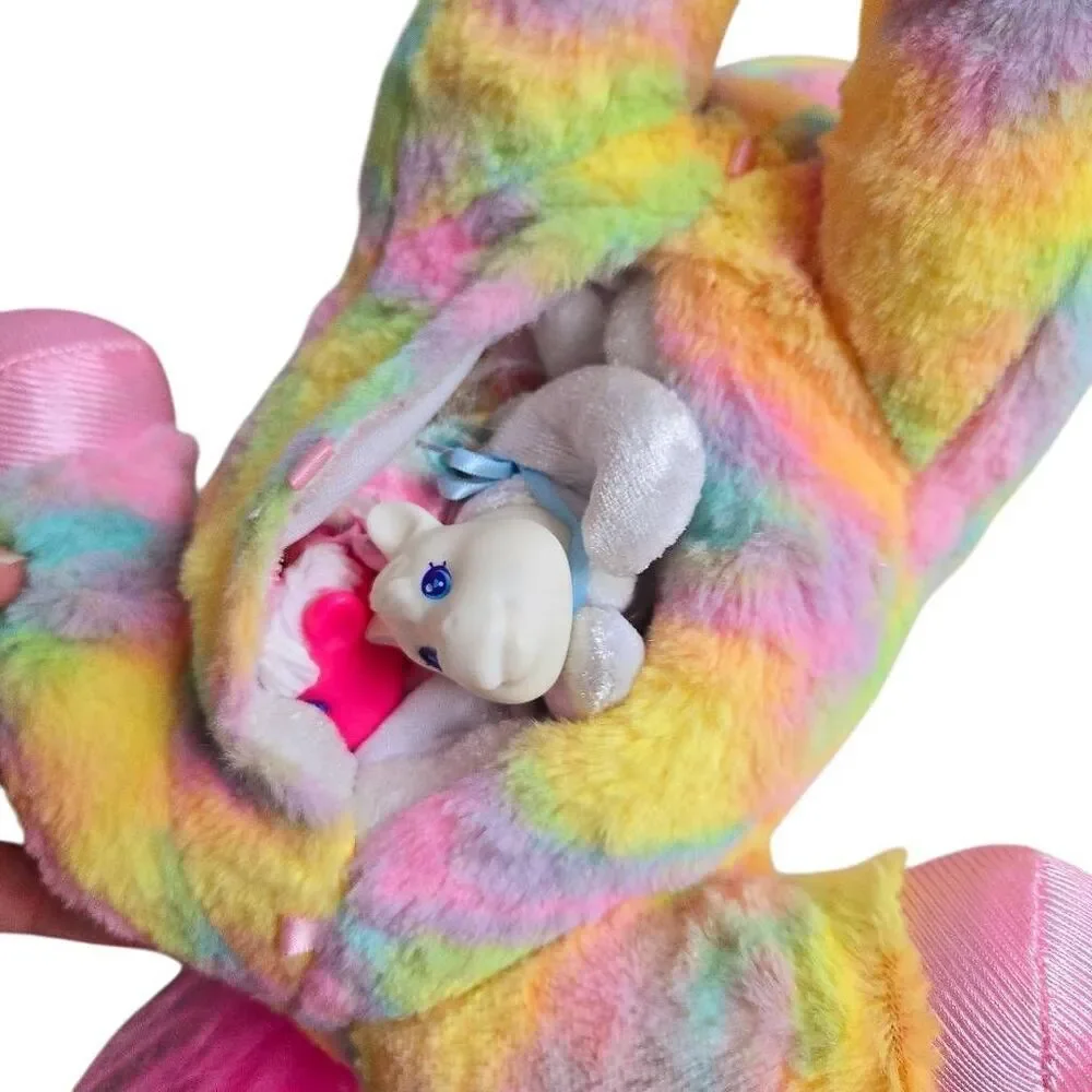 Unicorn Surprise Crystal, Pastel Rainbow, Stuffed Animal Unicorn and Babies Toys